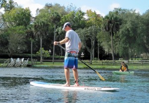 Paddleboarder at Silver Springs