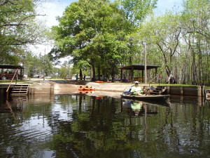 Boat ramp at Dead Lakes Recreation Area